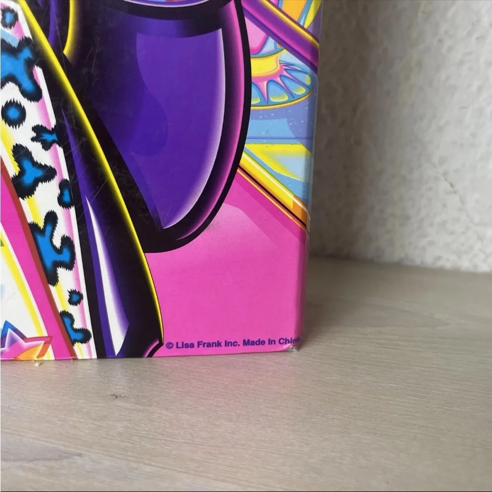 Vintage Lisa Frank My Memory Binder Book Hollywood Bear Teddy Top Hat Album